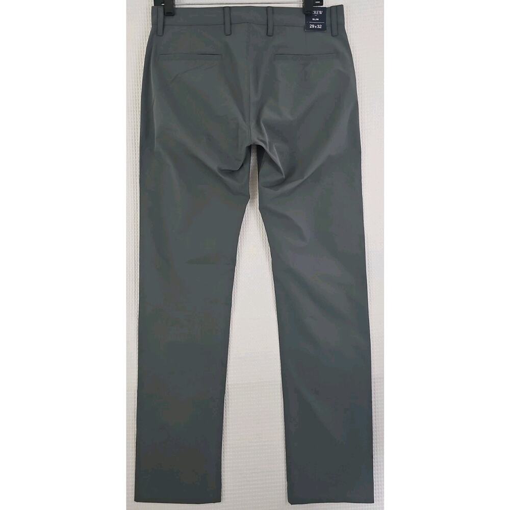 J.Crew Tech ~Men's Size 29x32~ Gray Slim Fit Flex Pants AA712 NWT. - Picture 3 of 16